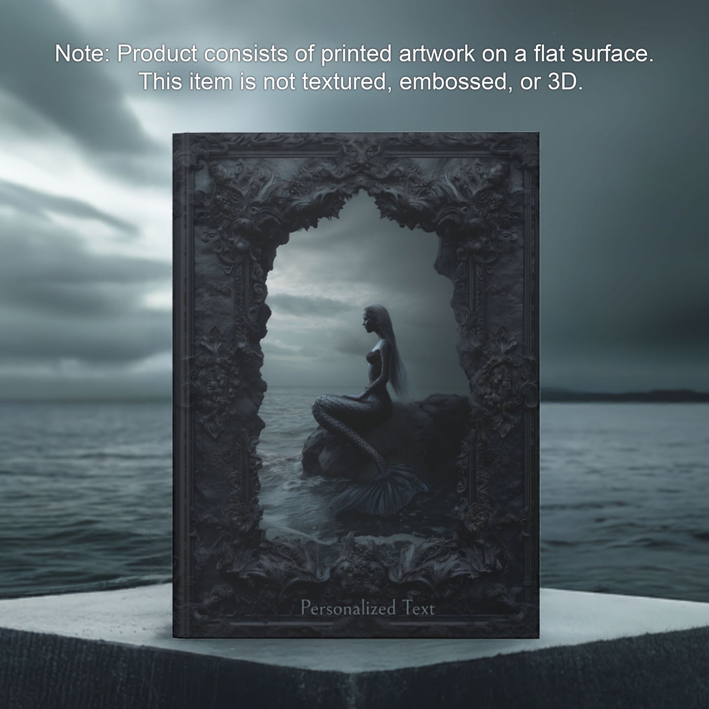 Gothic Mermaid Journal - Personalized Ocean Fantasy Notebook for Dreamers & Writers