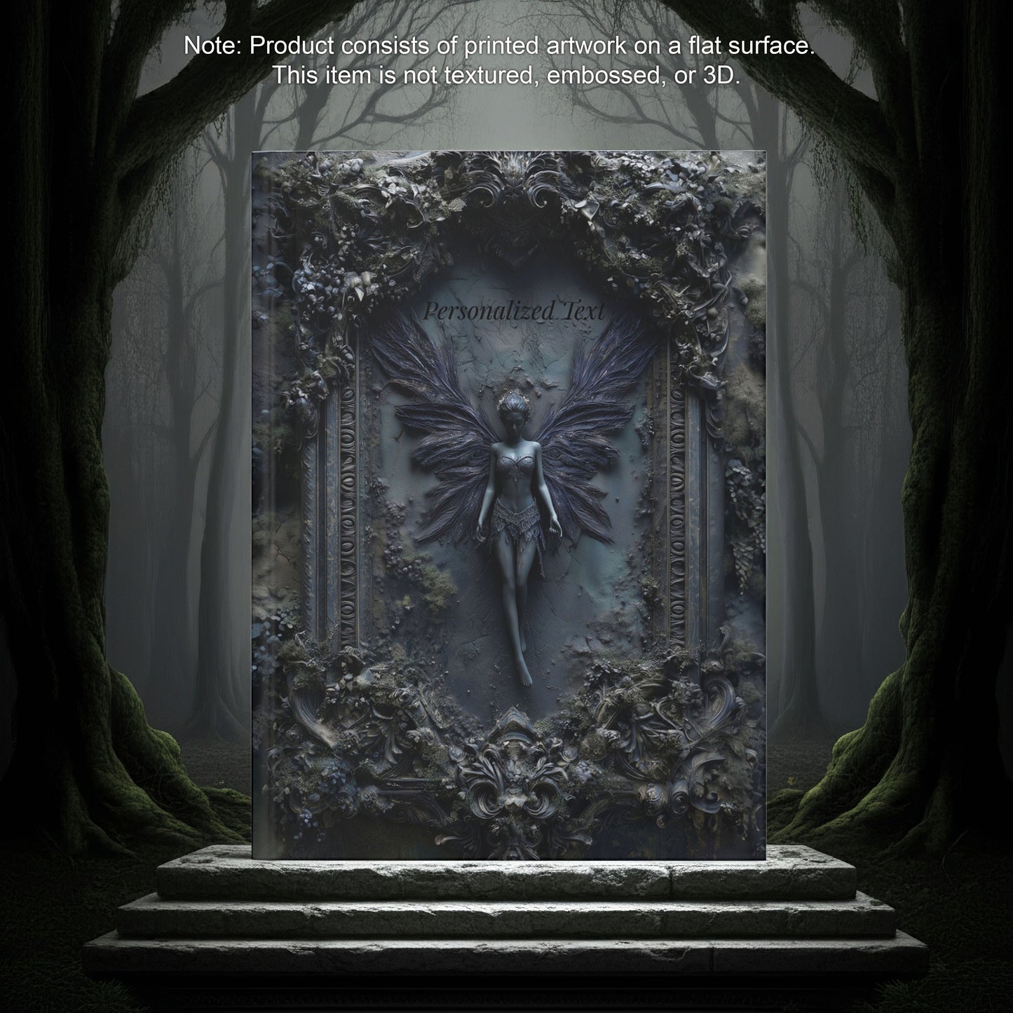 Gothic Fairy Journal - Personalized Dark Fantasy Notebook with Customizable Covers