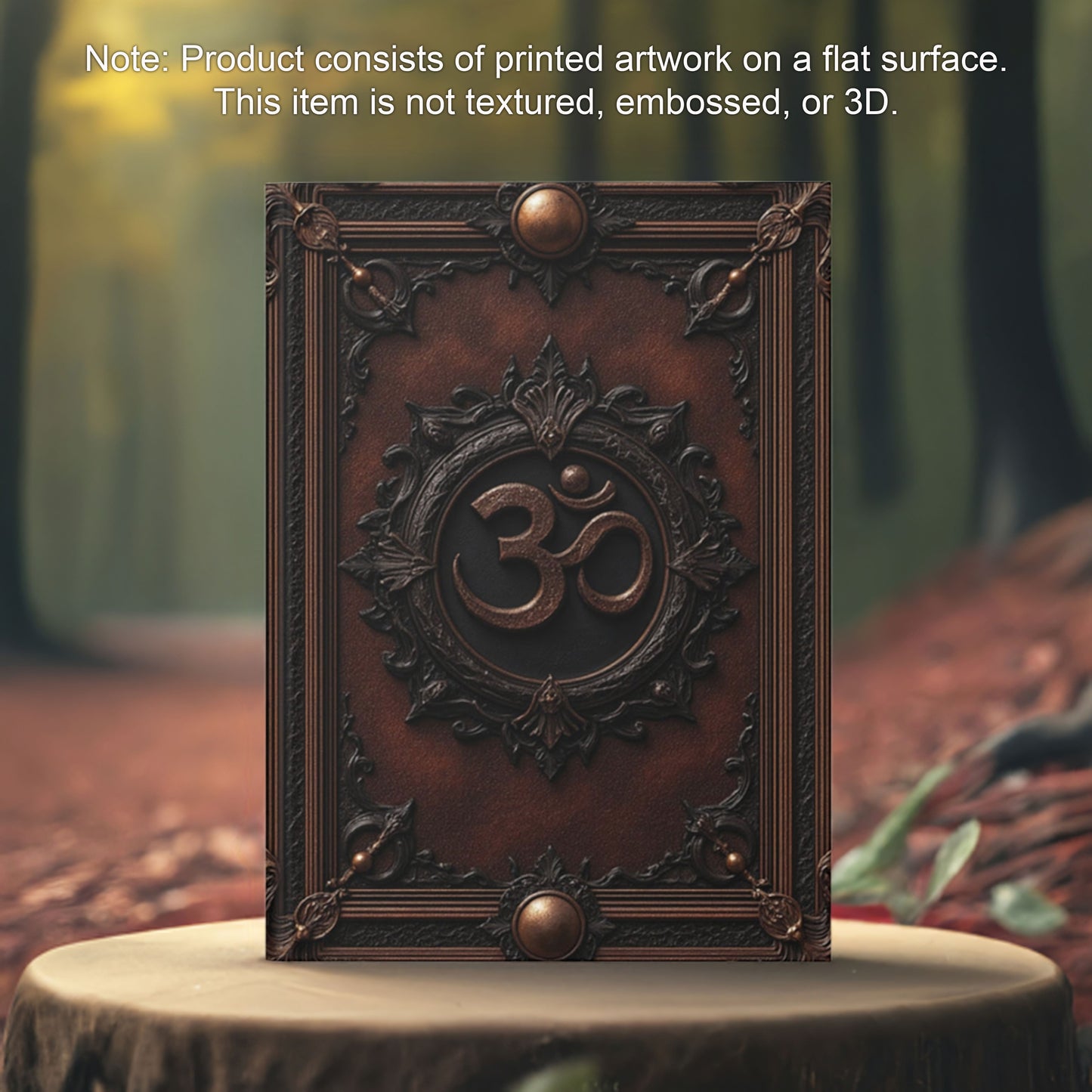 Sacred Om Symbol Hardcover Journal
