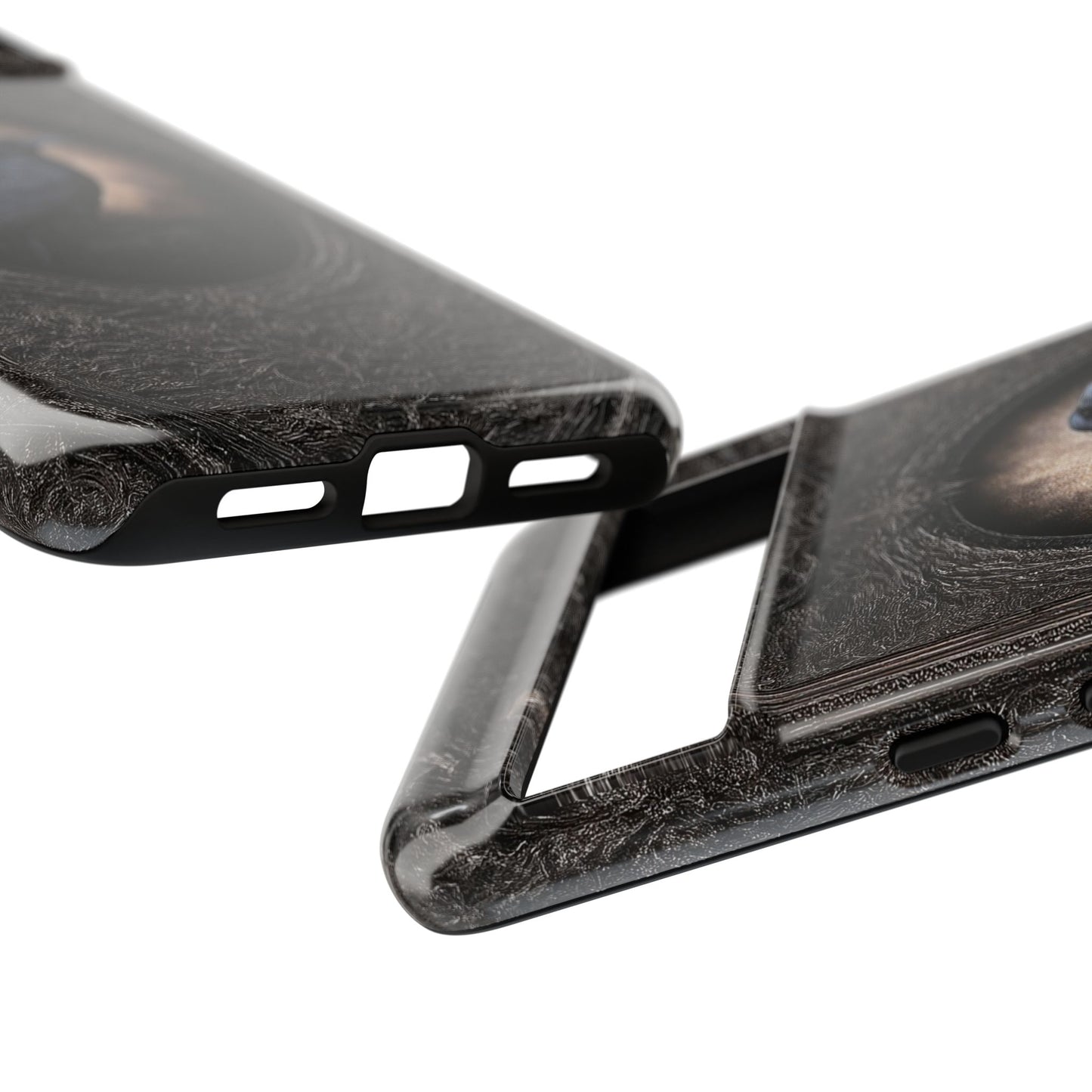 Gothic Raven Phone Case - Mysterious Dark Bird Design