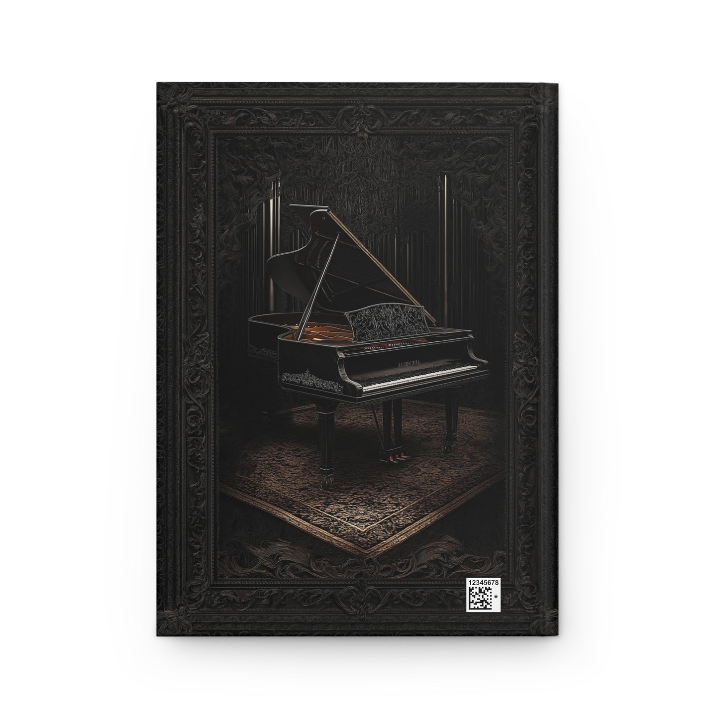 Grand Piano Elegance Hardcover Journal - For Music and Writing Lovers