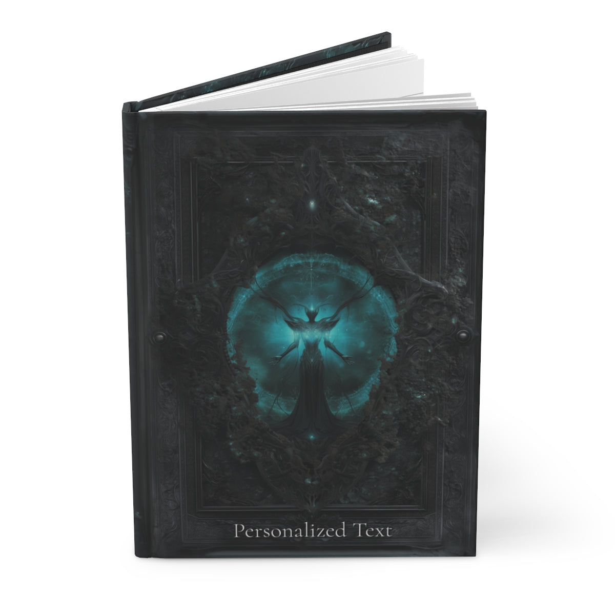 Mystical Cosmic Portal Journal - Personalized Dark Fantasy Notebook