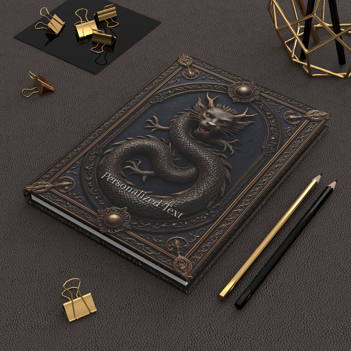 Imperial Dragon Grimoire - Personalized Mythical Journal