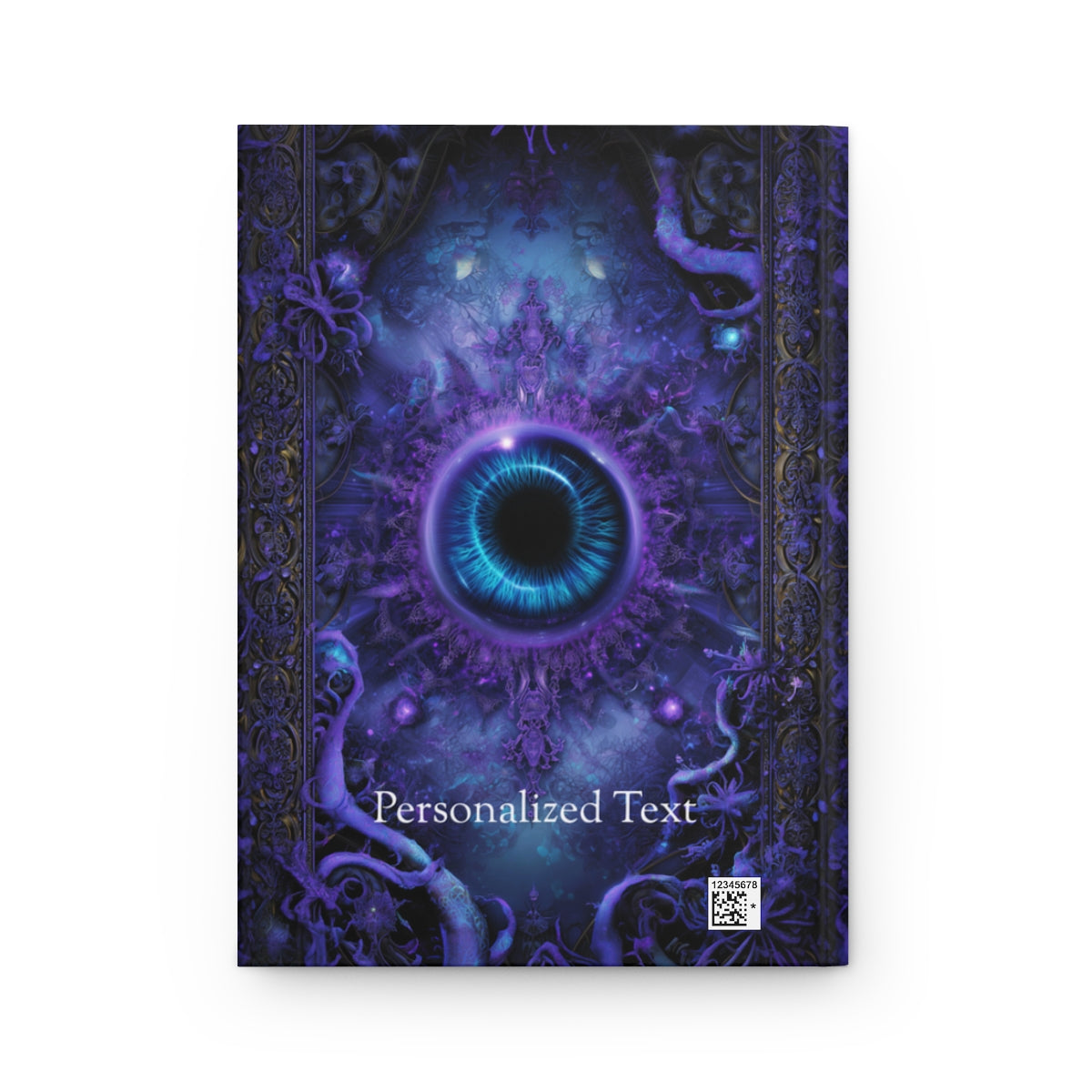 Mystic Third Eye Journal - Personalized Visionary Notebook in Deep Purple