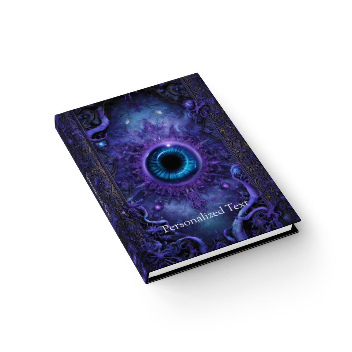 Mystic Third Eye Journal - Personalized Visionary Notebook in Deep Purple