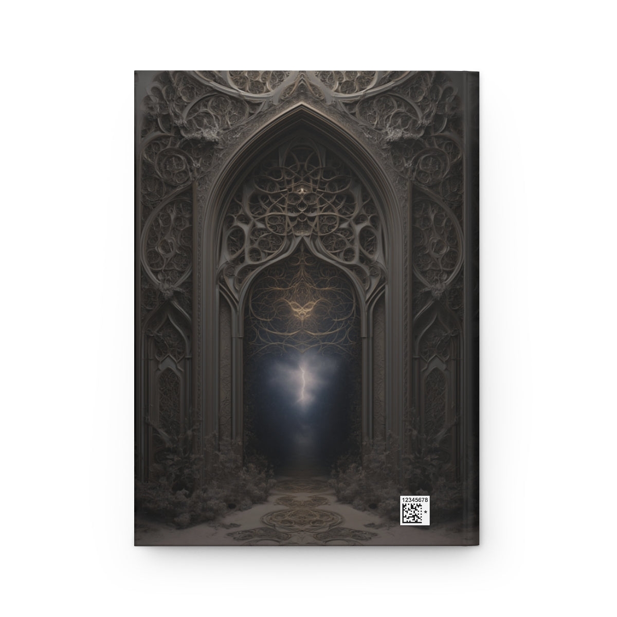 Celestial Gateway Journal - Personalized Gothic Arch Notebook for Mystics & Dreamers