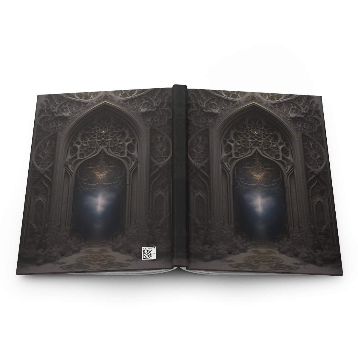 Celestial Gateway Journal - Personalized Gothic Arch Notebook for Mystics & Dreamers