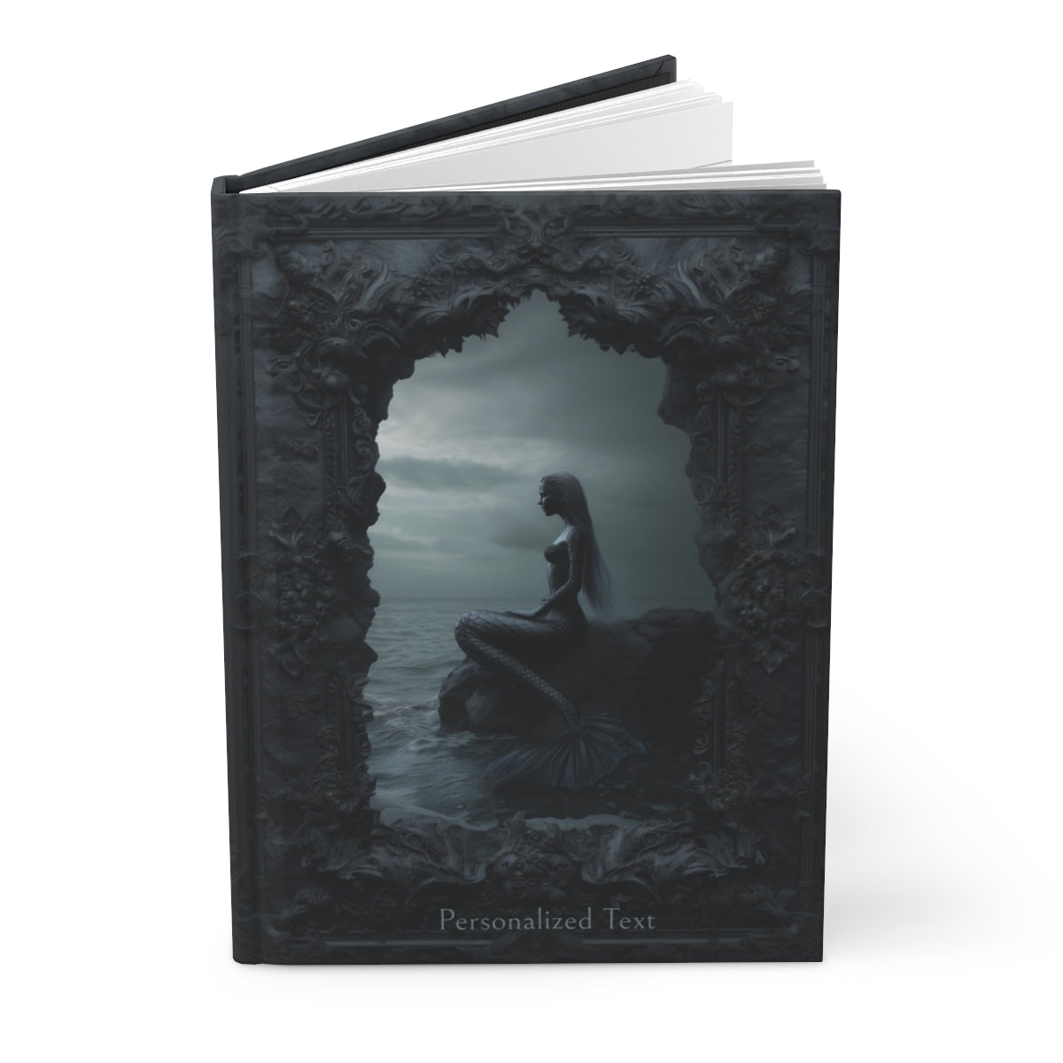 Gothic Mermaid Journal - Personalized Ocean Fantasy Notebook for Dreamers & Writers