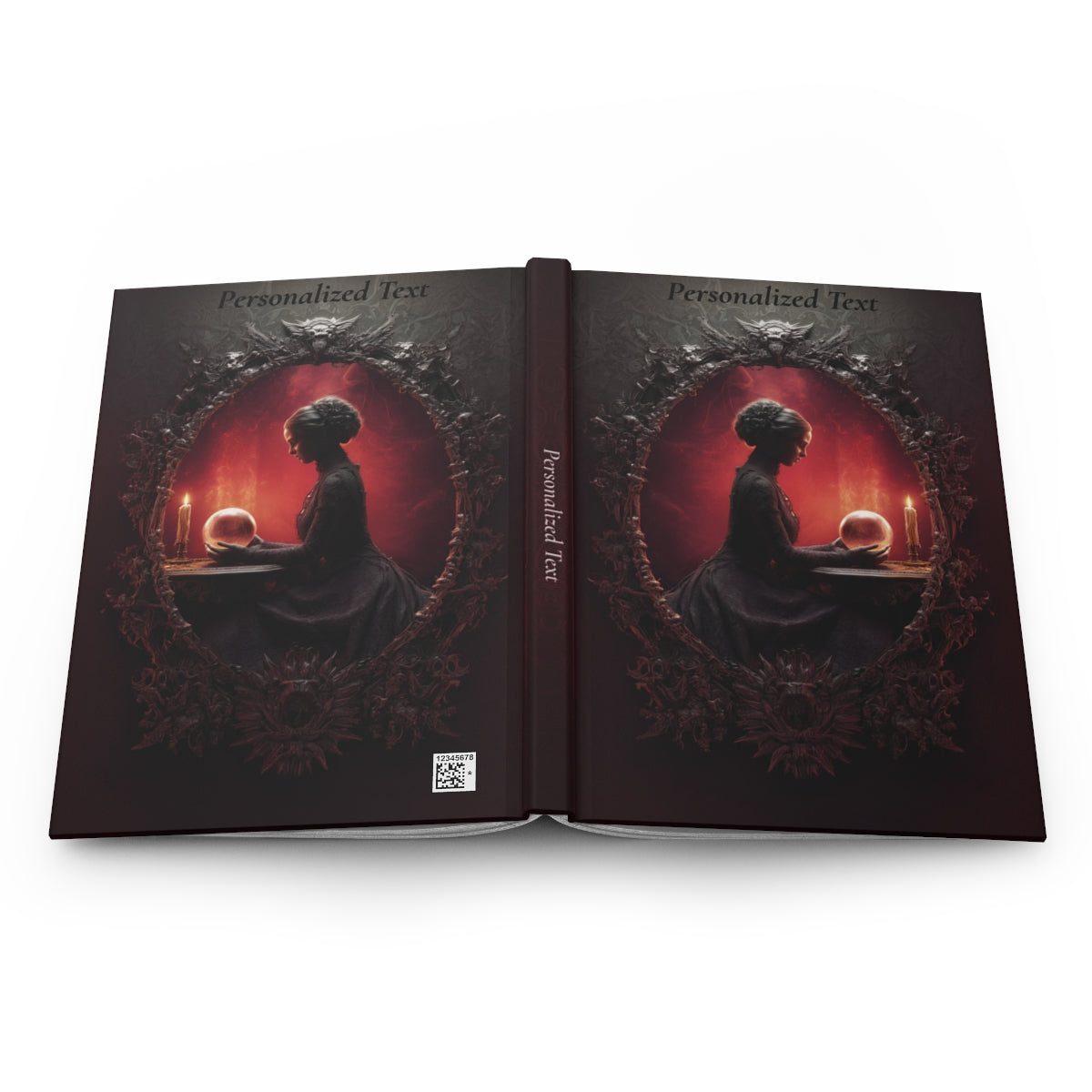 Gothic Seer Crystal Ball Notebook - Personalized Mystical Journal