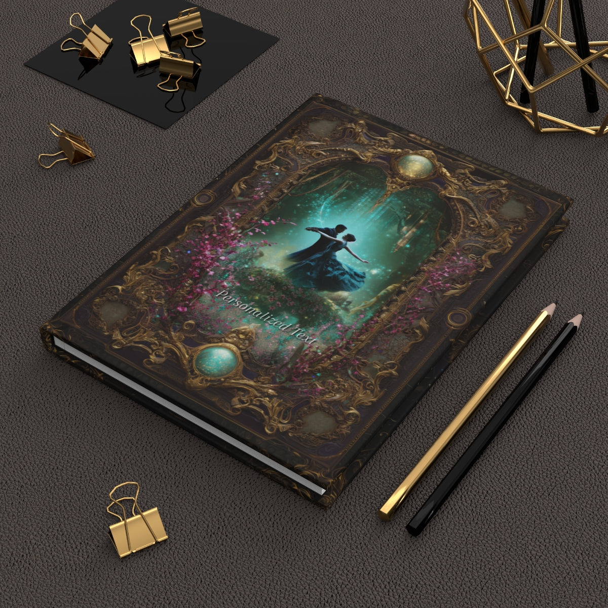 Enchanted Ballroom Dance Journal - Personalized Romantic Fantasy Notebook