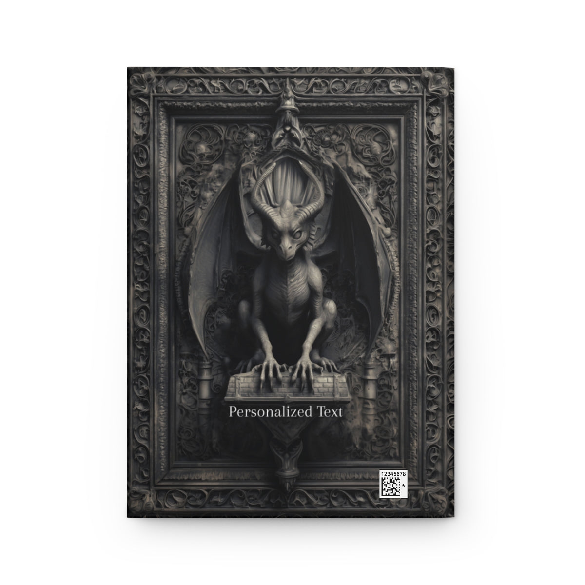 Gothic Dragon Guardian Journal - Custom Fantasy Notebook with Personalized Text