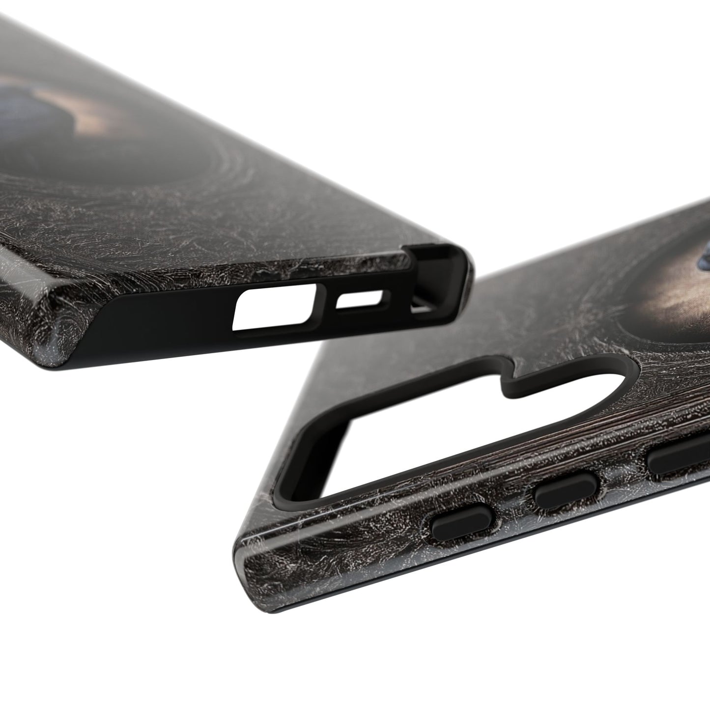 Gothic Raven Phone Case - Mysterious Dark Bird Design