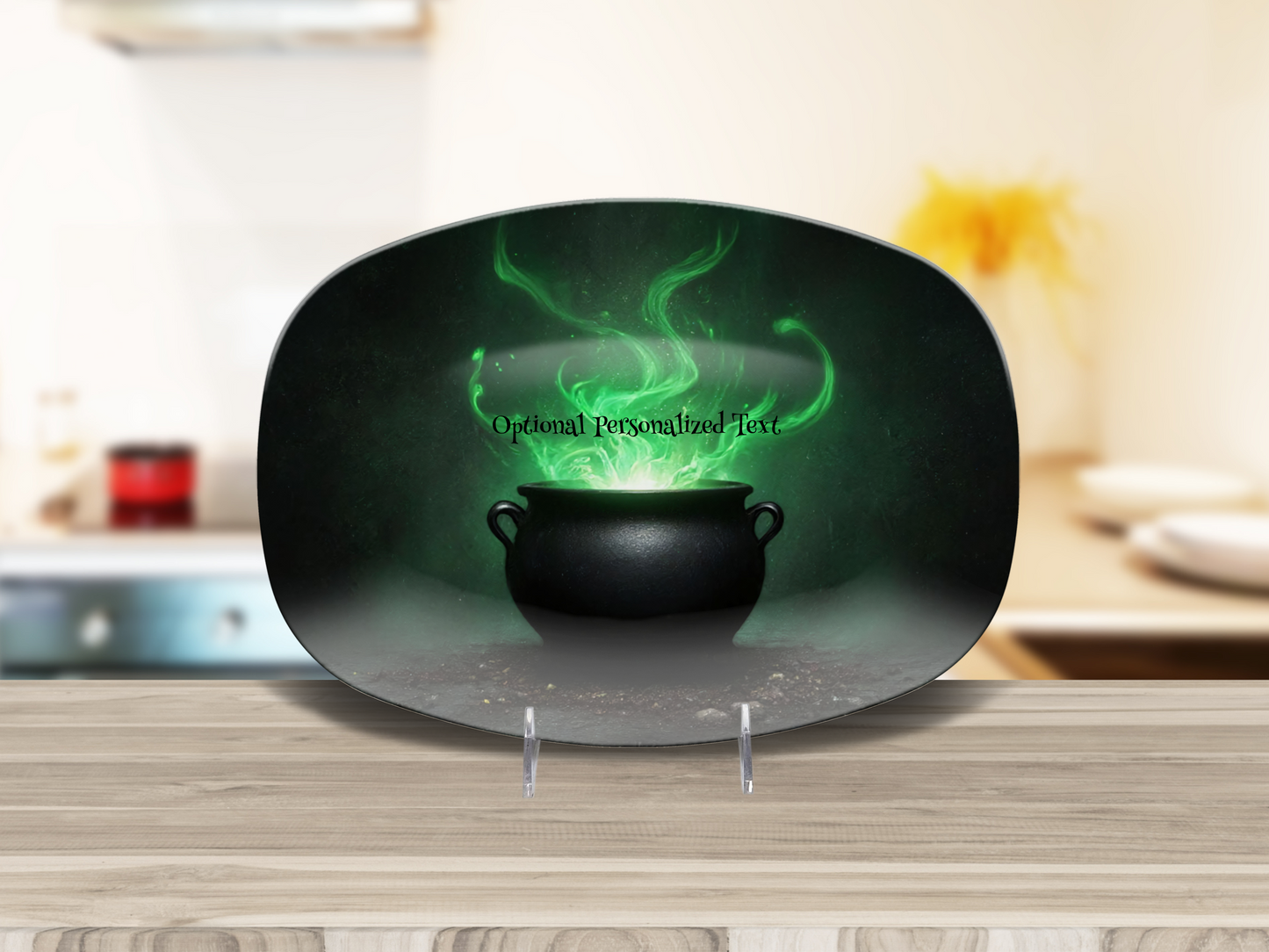 Witch’s Cauldron Magic Platter - Personalized Halloween Tray