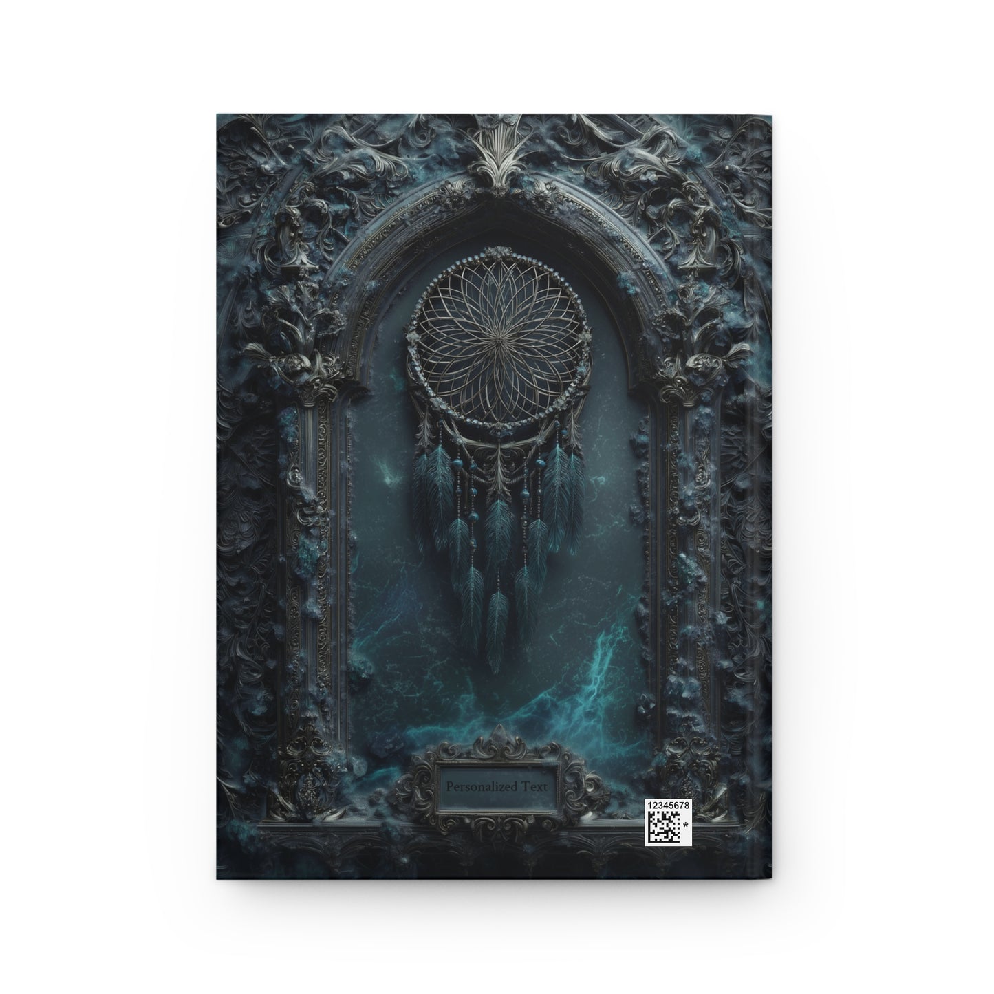 Mystical Dreamcatcher Gothic Journal - Customizable Fantasy Notebook with Optional Personalized Text