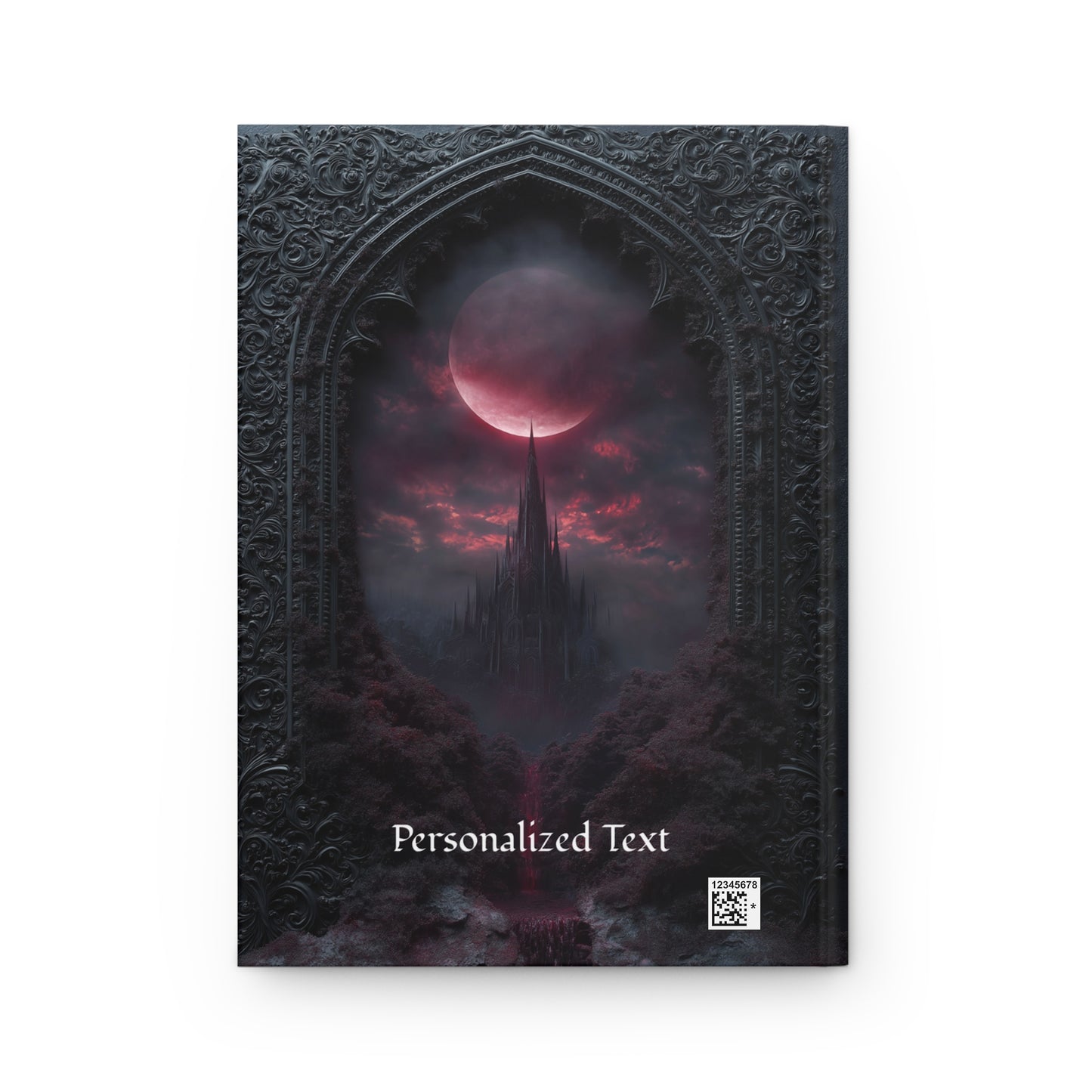 Gothic Vampire Castle Journal - Dark Fantasy Notebook with Optional Personalized Text
