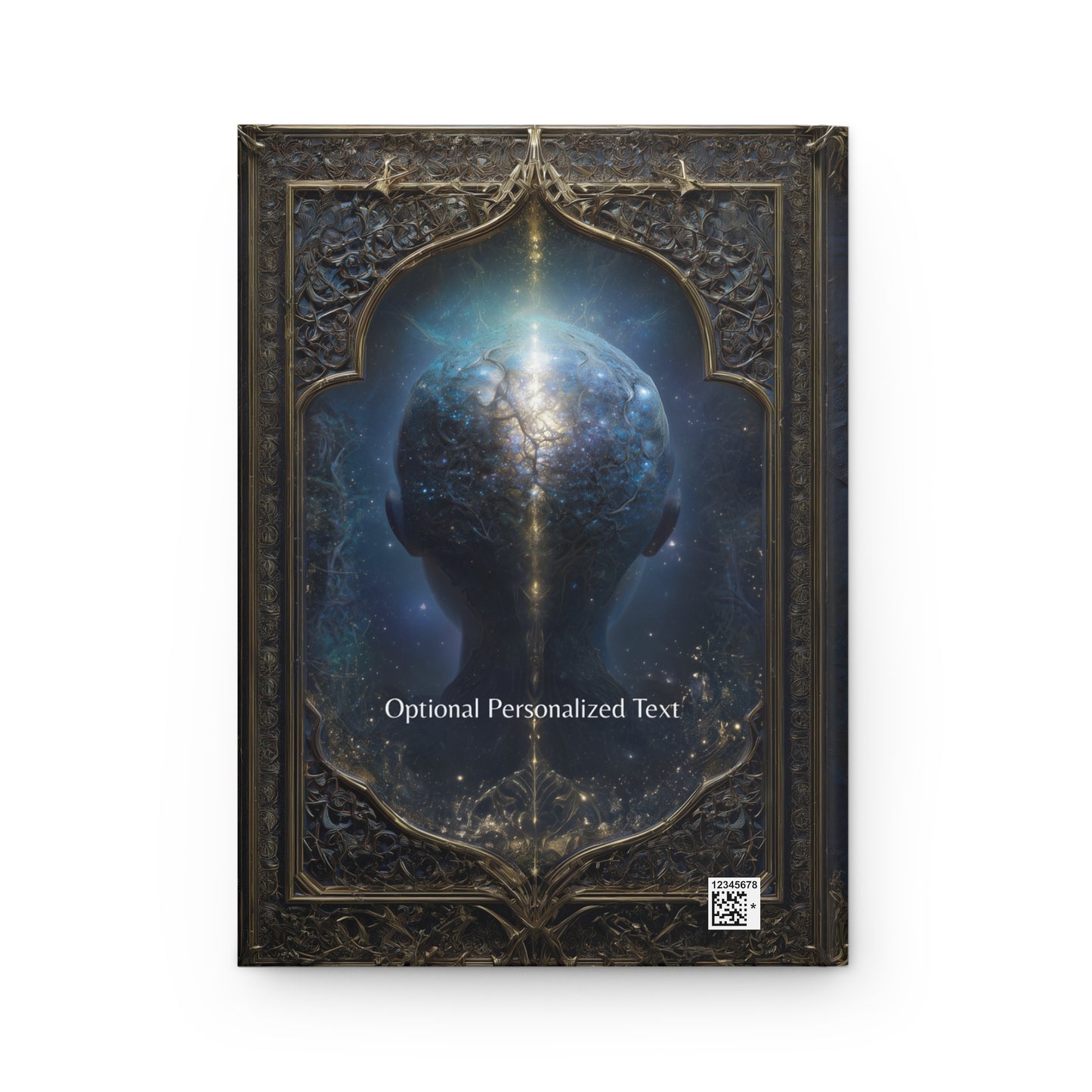 Cosmic Mind Gothic Journal - Astral Fantasy Notebook with Optional Personalized Text