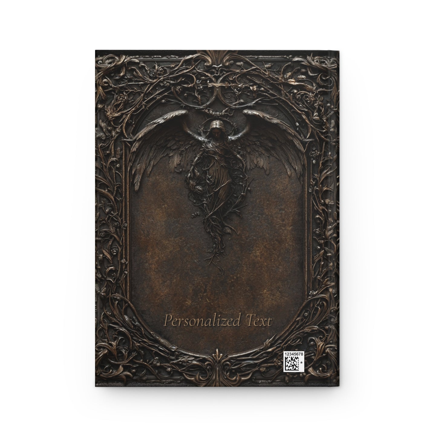 Gothic Angel Hardcover Journal - Intricate Dark Art Notebook for Writing and Sketching