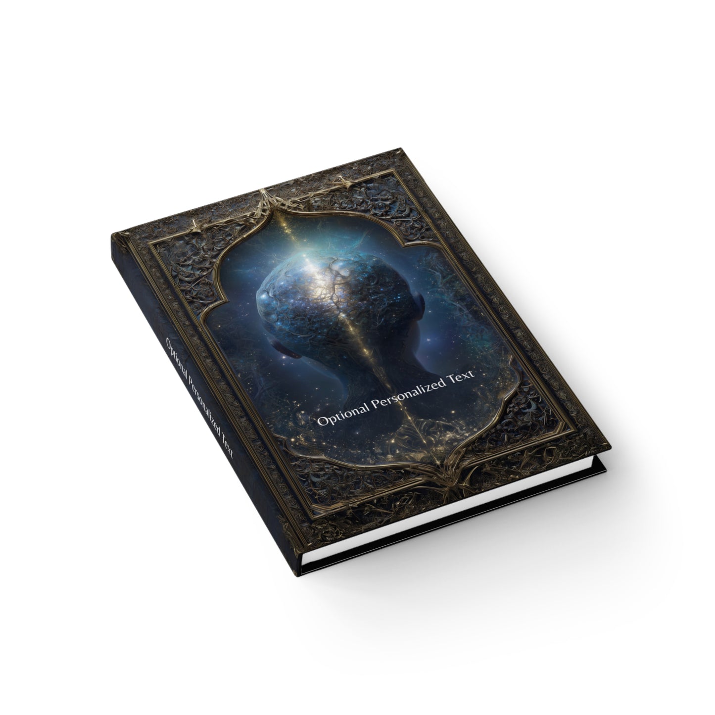 Cosmic Mind Gothic Journal - Astral Fantasy Notebook with Optional Personalized Text