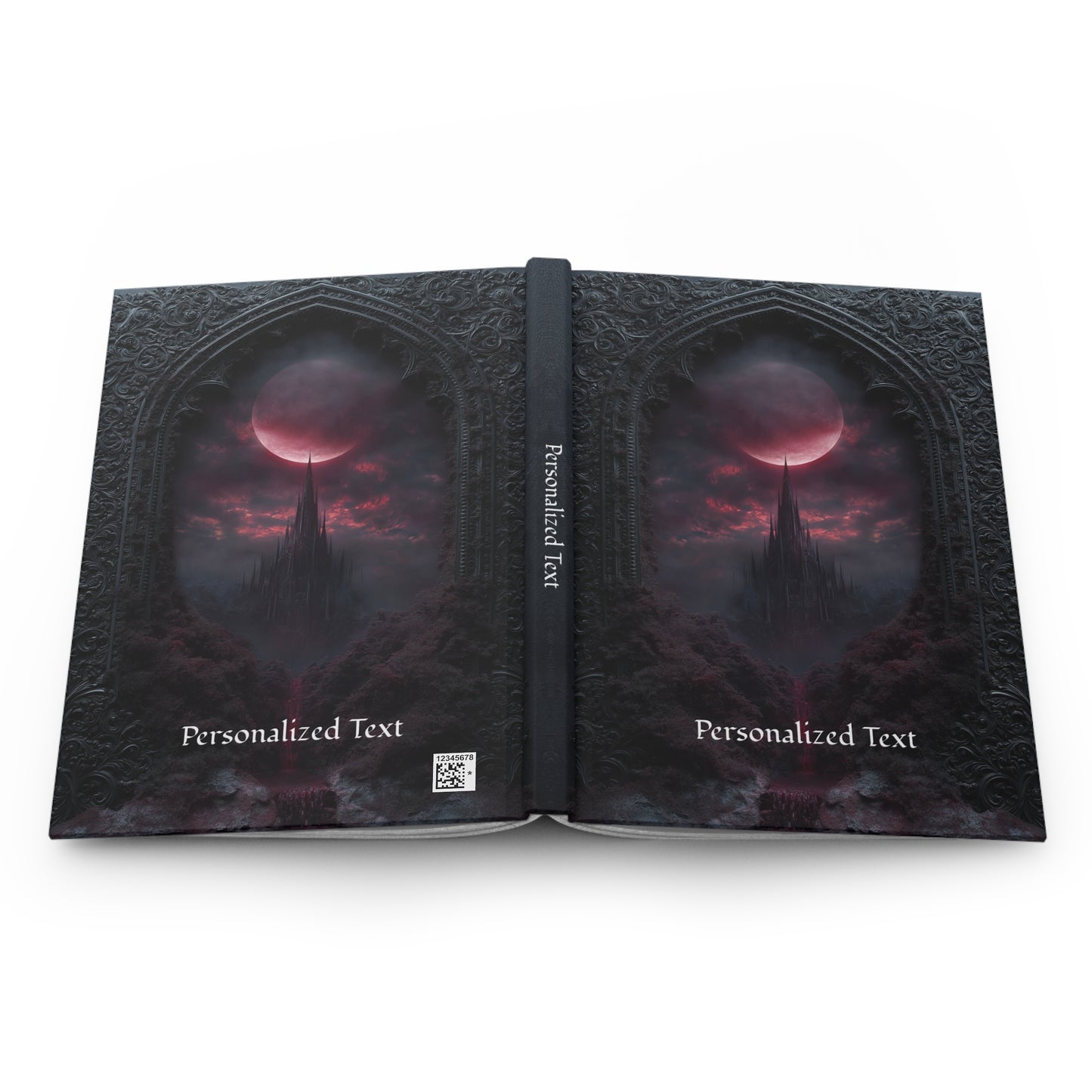 Gothic Vampire Castle Journal - Dark Fantasy Notebook with Optional Personalized Text