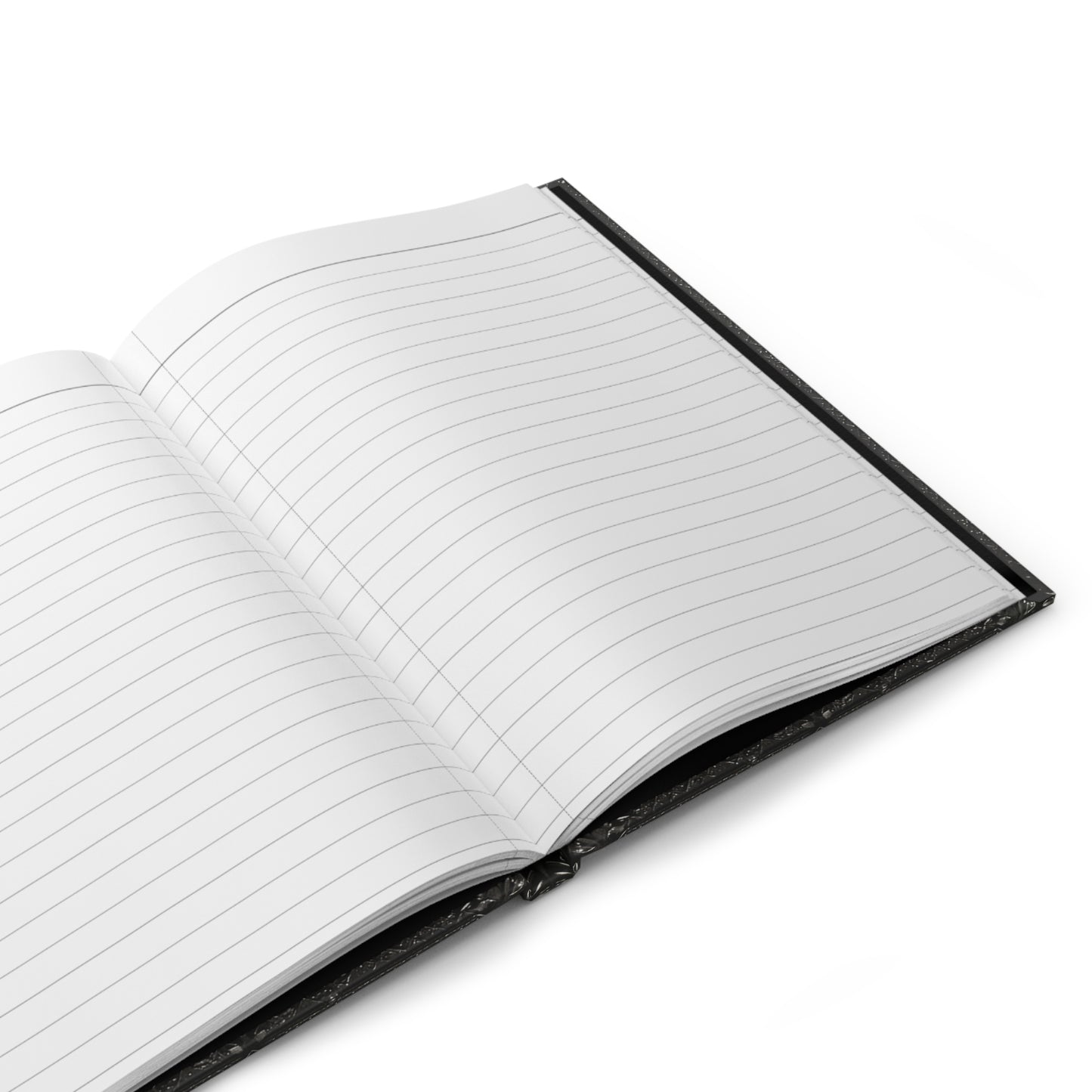 Black Pentagram Gothic Journal - Witchcraft Notebook with Optional Personalized Text