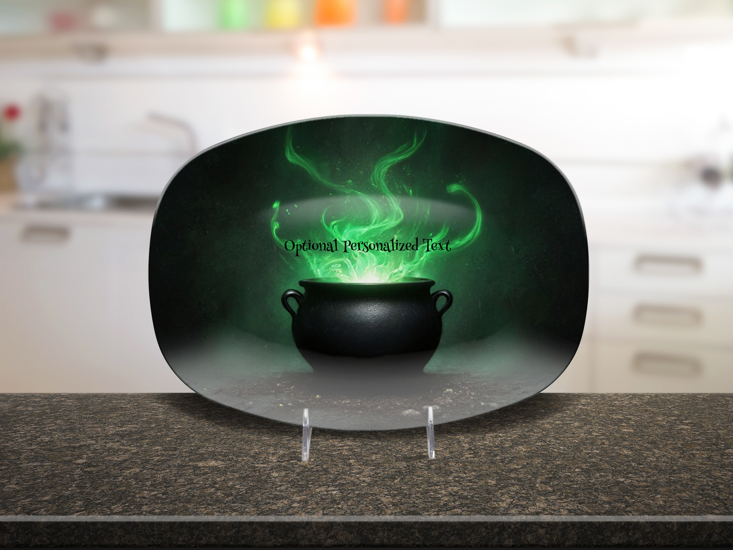 Witch’s Cauldron Magic Platter - Personalized Halloween Tray