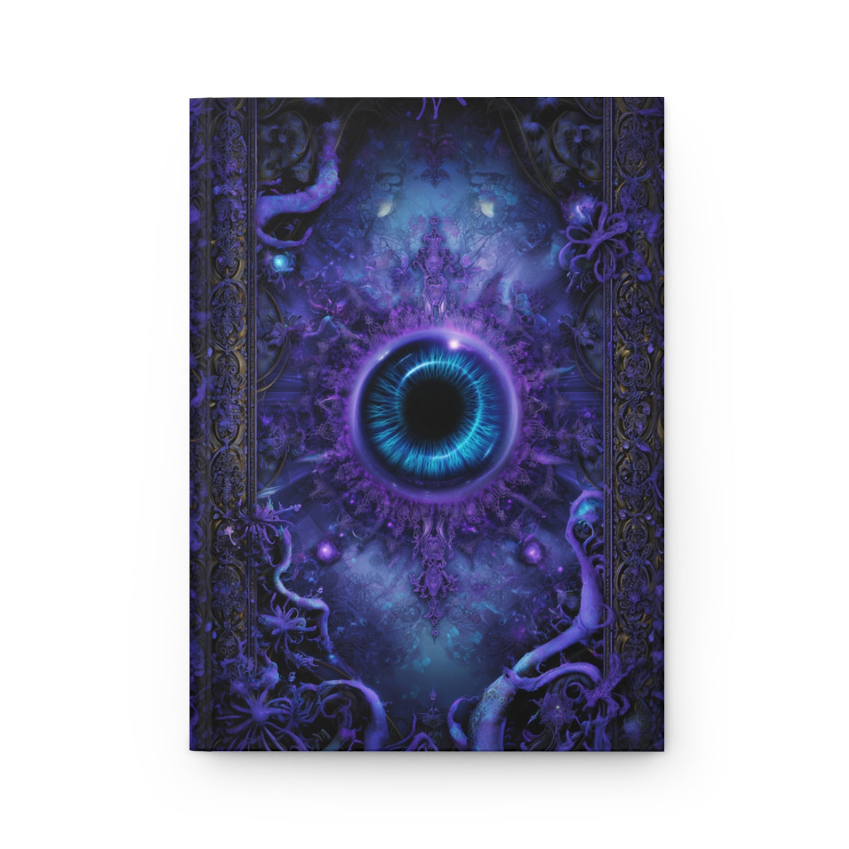 Mystic Third Eye Journal - Personalized Visionary Notebook in Deep Purple