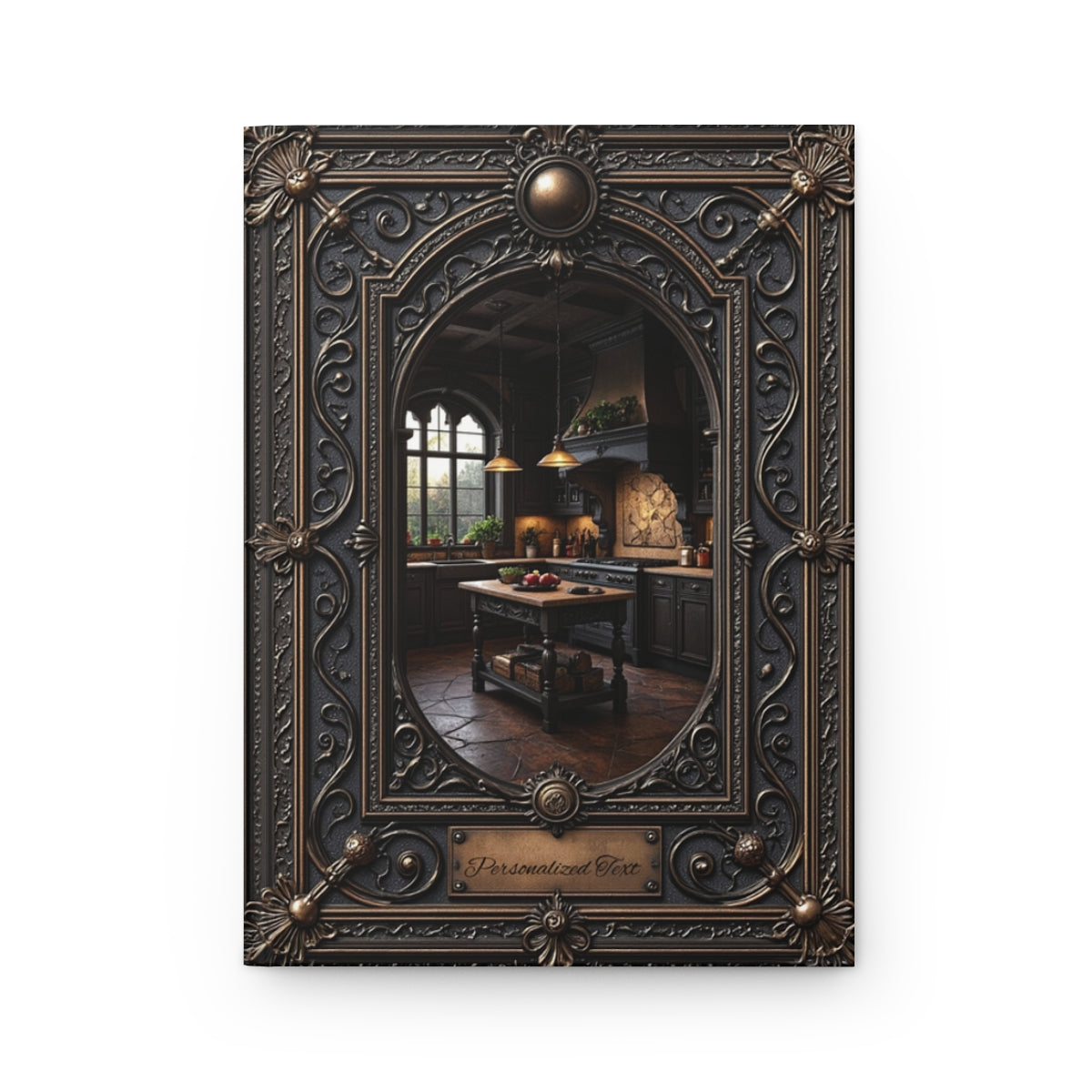 Vintage Gothic Kitchen Notebook - Personalized Journal