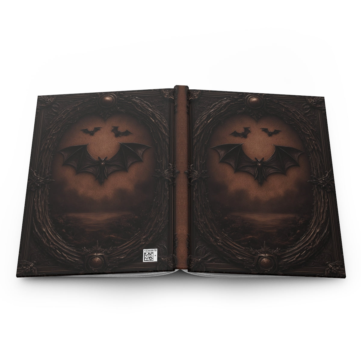 Gothic Bat Hardcover Journal