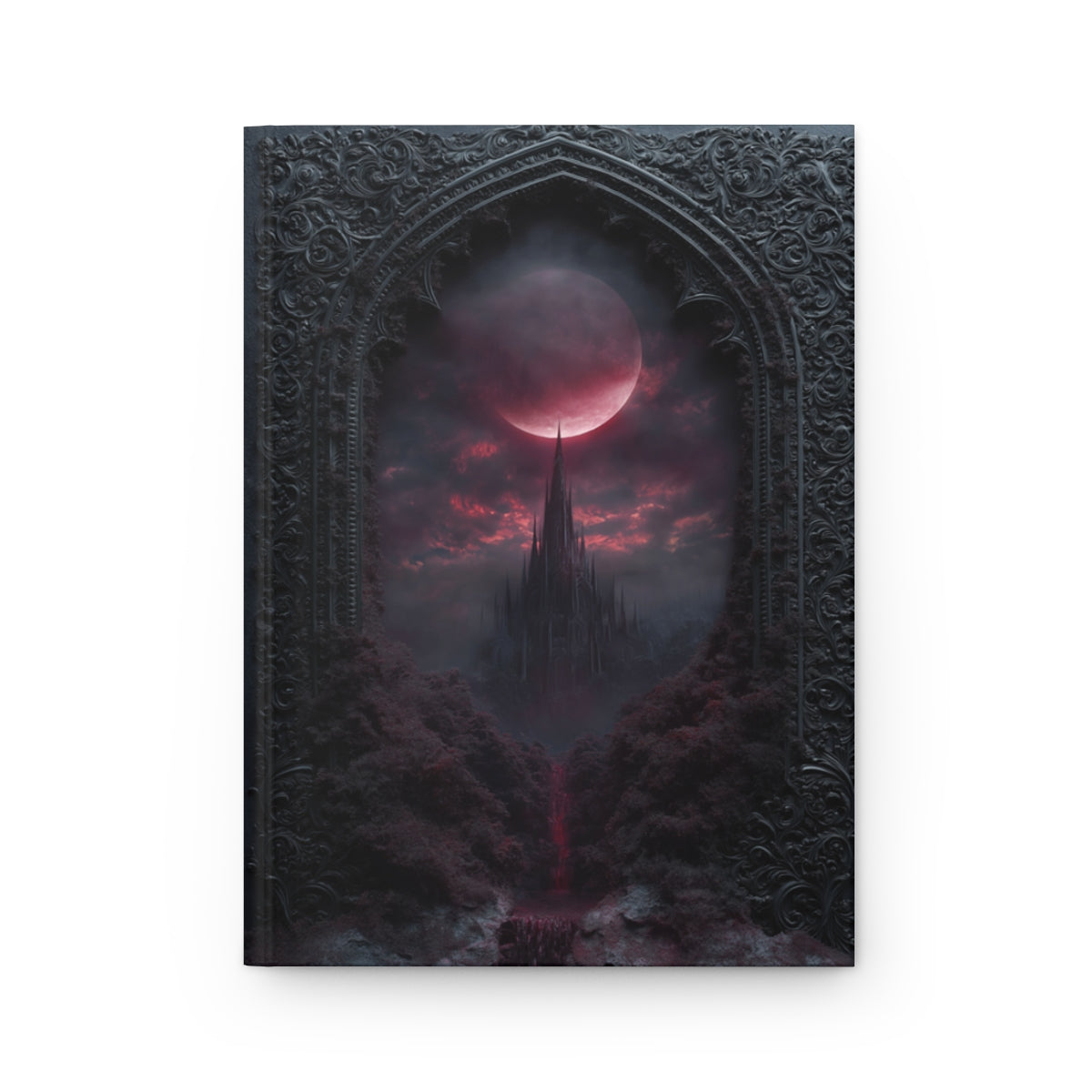 Gothic Vampire Castle Journal - Dark Fantasy Notebook with Optional Personalized Text
