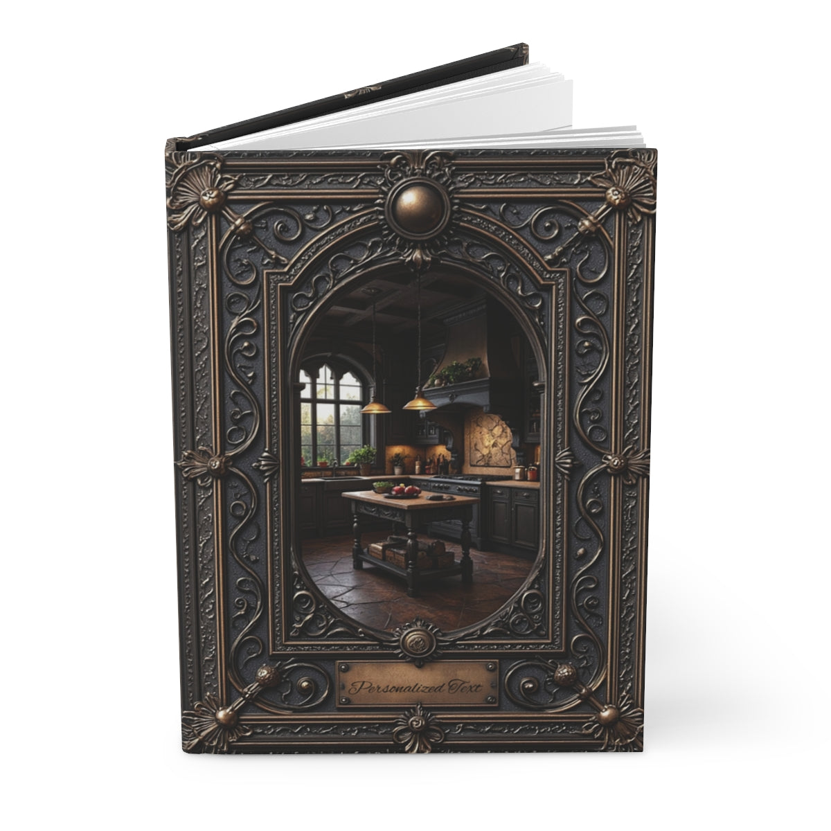 Vintage Gothic Kitchen Notebook - Personalized Journal