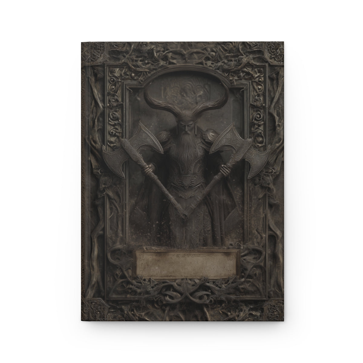 Dark Norse Warrior Journal – Gothic Fantasy Notebook with Optional Personalized Covers