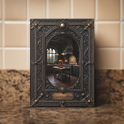 Vintage Gothic Kitchen Notebook - Personalized Journal