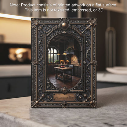 Vintage Gothic Kitchen Notebook - Personalized Journal