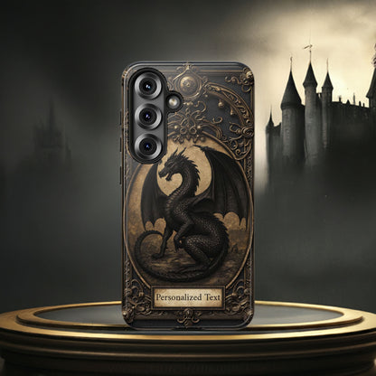 Personalized Gothic Dragon Phone Case - Fierce Elegance Meets Dark Fantasy