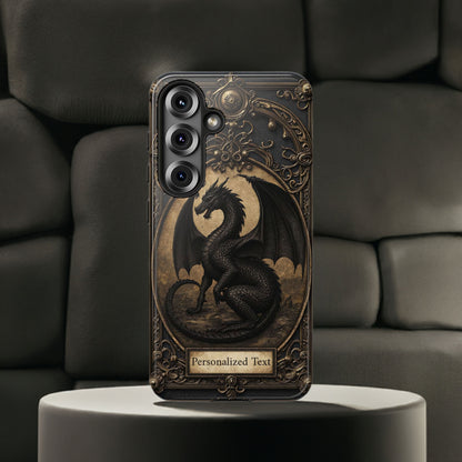 Personalized Gothic Dragon Phone Case - Fierce Elegance Meets Dark Fantasy