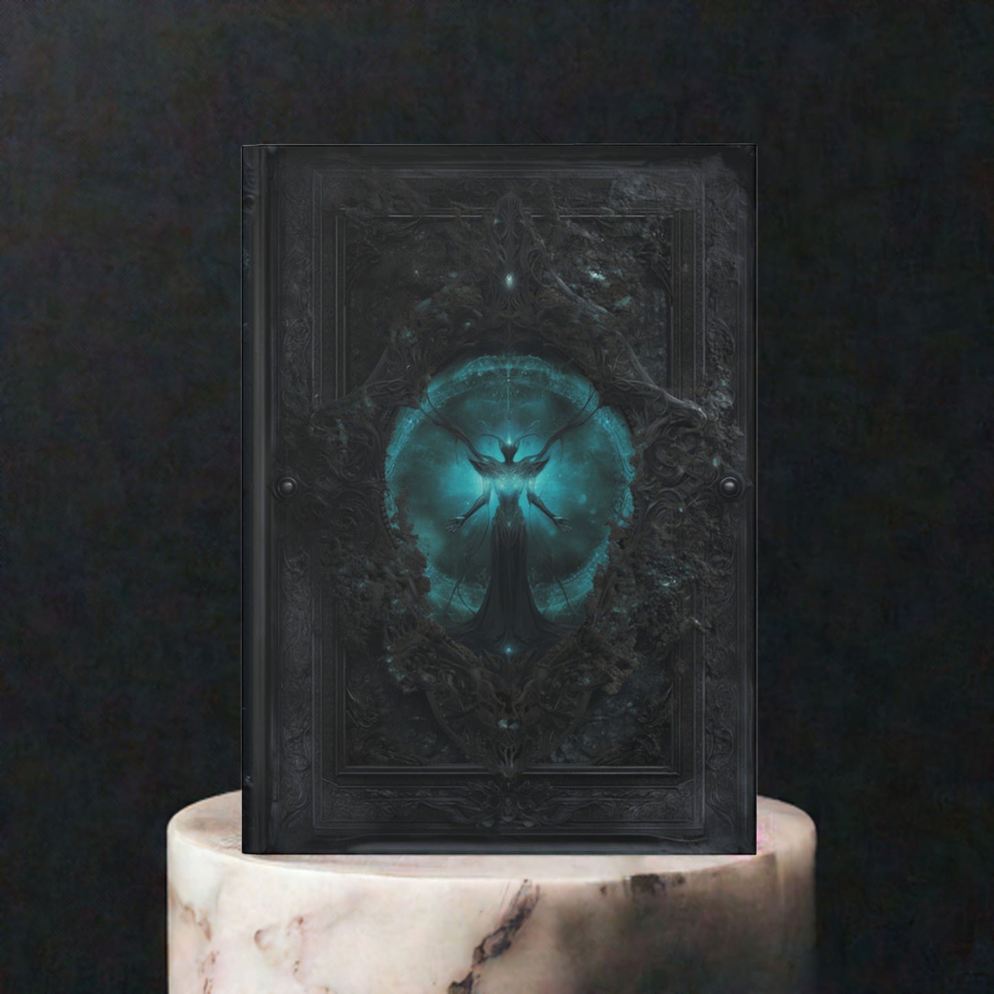 Mystical Cosmic Portal Journal - Personalized Dark Fantasy Notebook