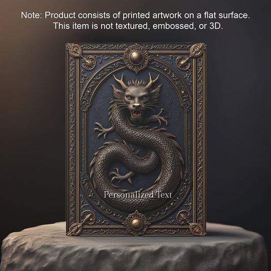 Imperial Dragon Grimoire - Personalized Mythical Journal