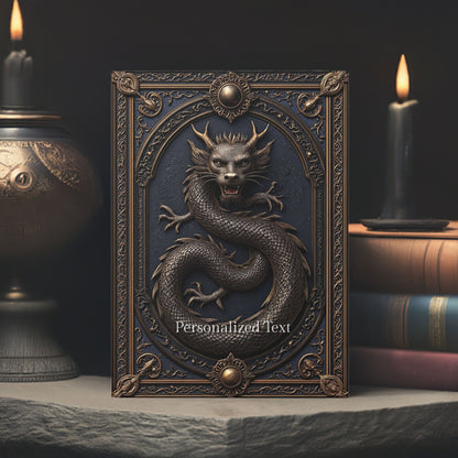 Imperial Dragon Grimoire - Personalized Mythical Journal