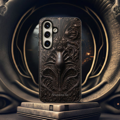Personalized Alien Horror Phone Case - Haunting Sci-Fi Aesthetic