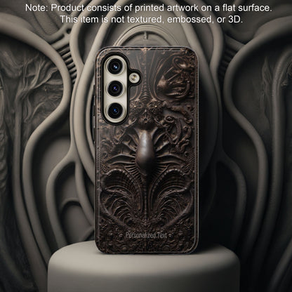 Personalized Alien Horror Phone Case - Haunting Sci-Fi Aesthetic