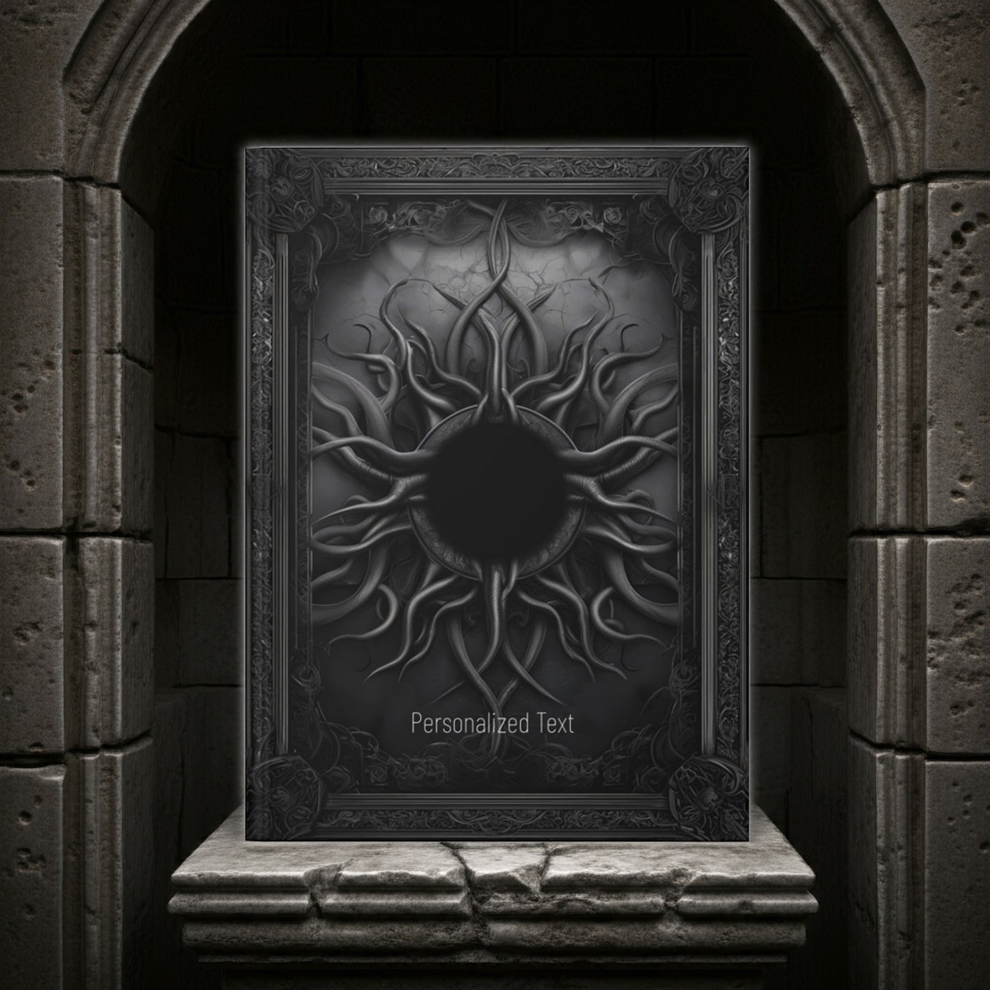 Eldritch Void Journal - Customizable Gothic Tentacle Notebook