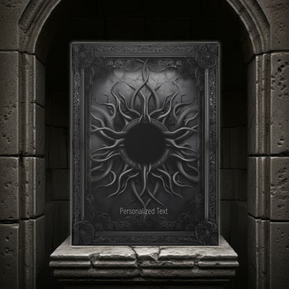 Eldritch Void Journal - Customizable Gothic Tentacle Notebook
