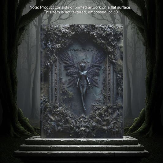 Gothic Fairy Journal - Personalized Dark Fantasy Notebook with Customizable Covers
