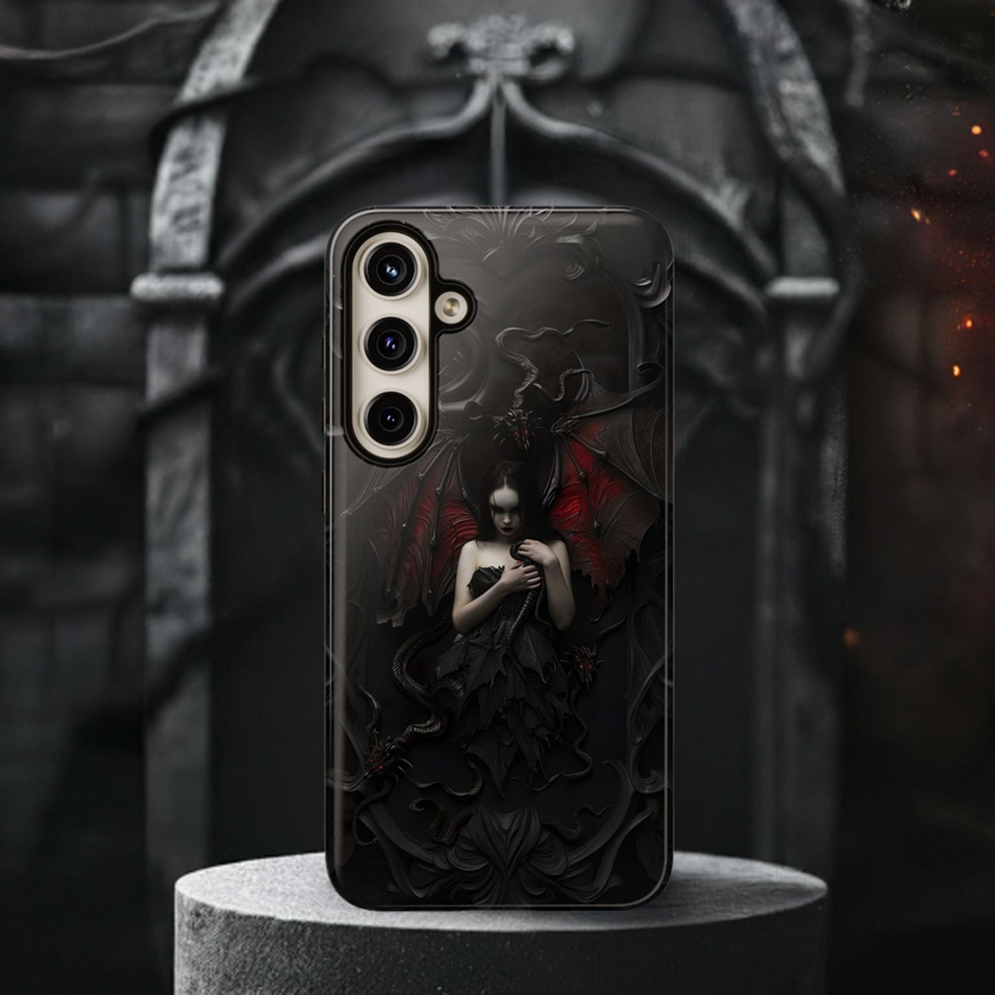 Succubus Phone Case - Dark Fantasy Gothic Design for iPhone, Samsung Galaxy, and Google Pixel Devices