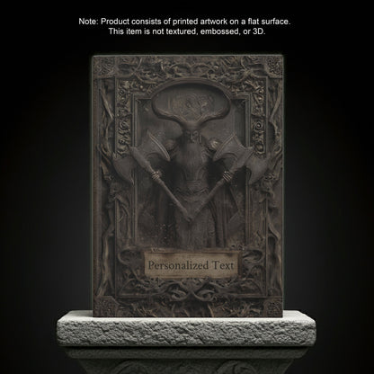 Dark Norse Warrior Journal – Gothic Fantasy Notebook with Optional Personalized Covers
