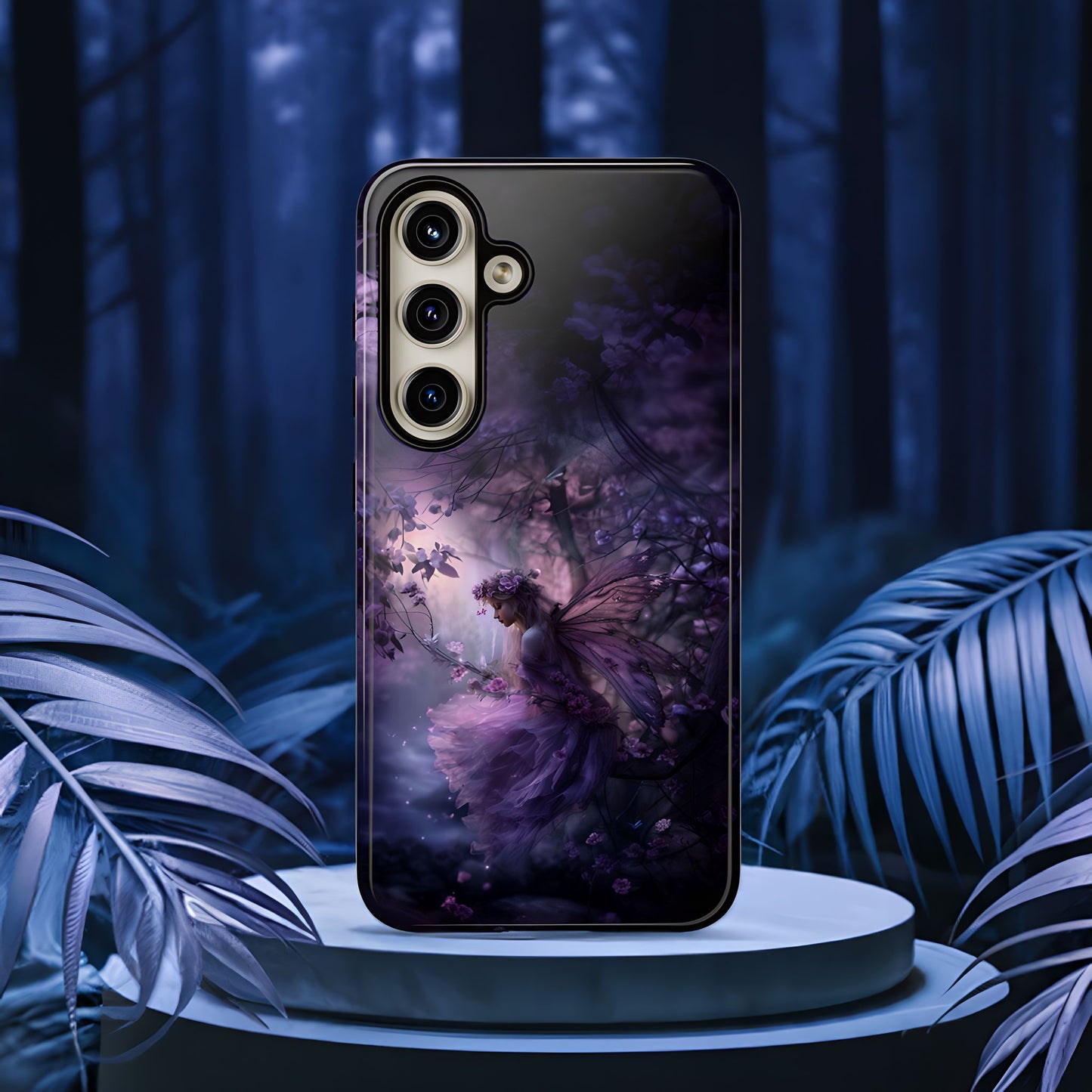 Fairy in the Moonlight Phone Case - Magical Night Scene for iPhone, Samsung Galaxy, Google Pixel Devices - Enchanted Fantasy Art