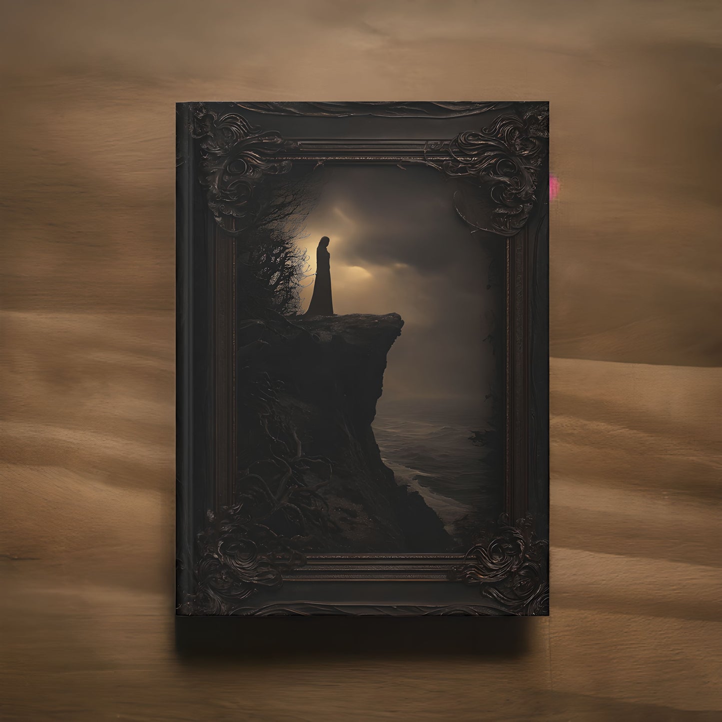 Cliffside Solitude Gothic Hardcover Journal