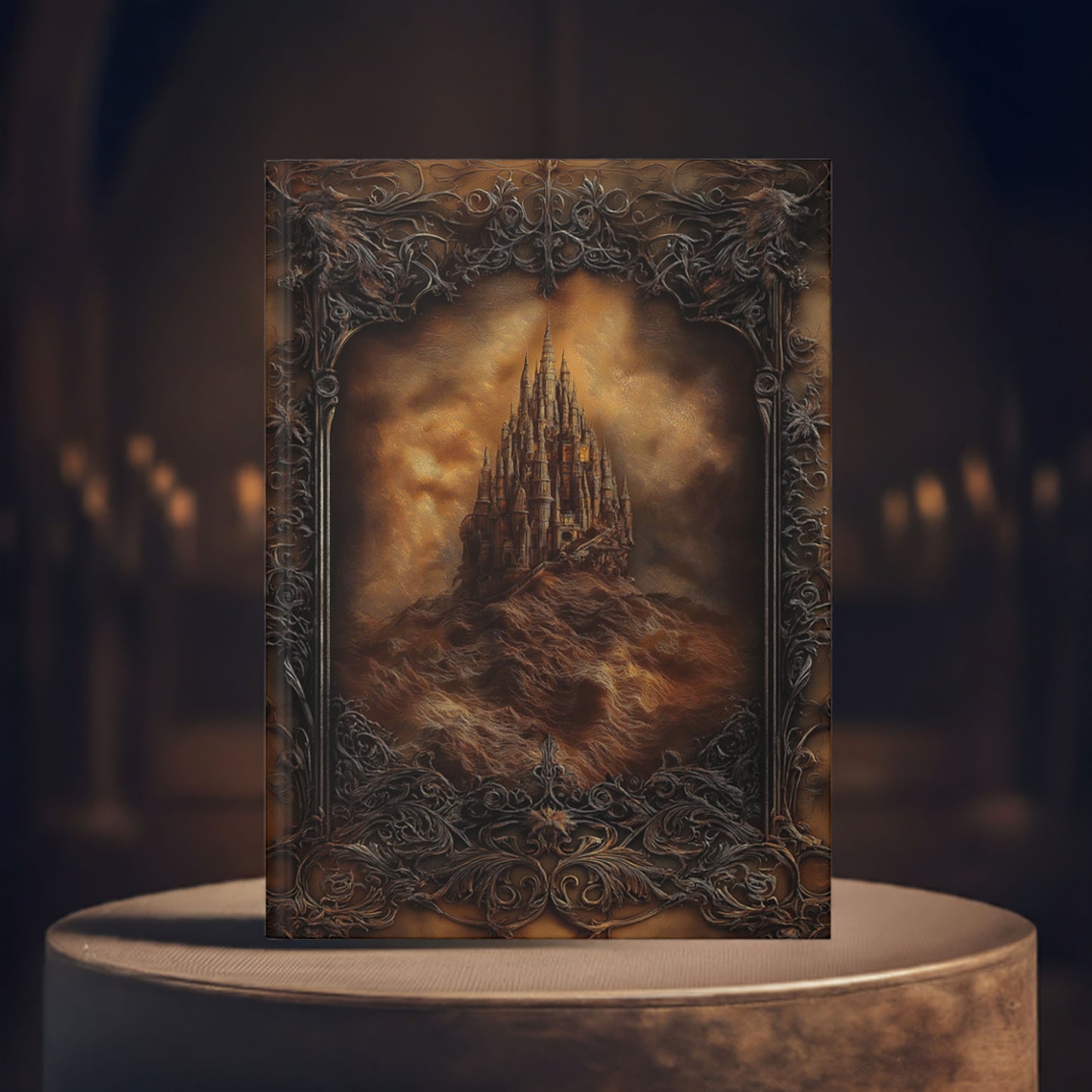 Golden Fortress Hardcover Notebook