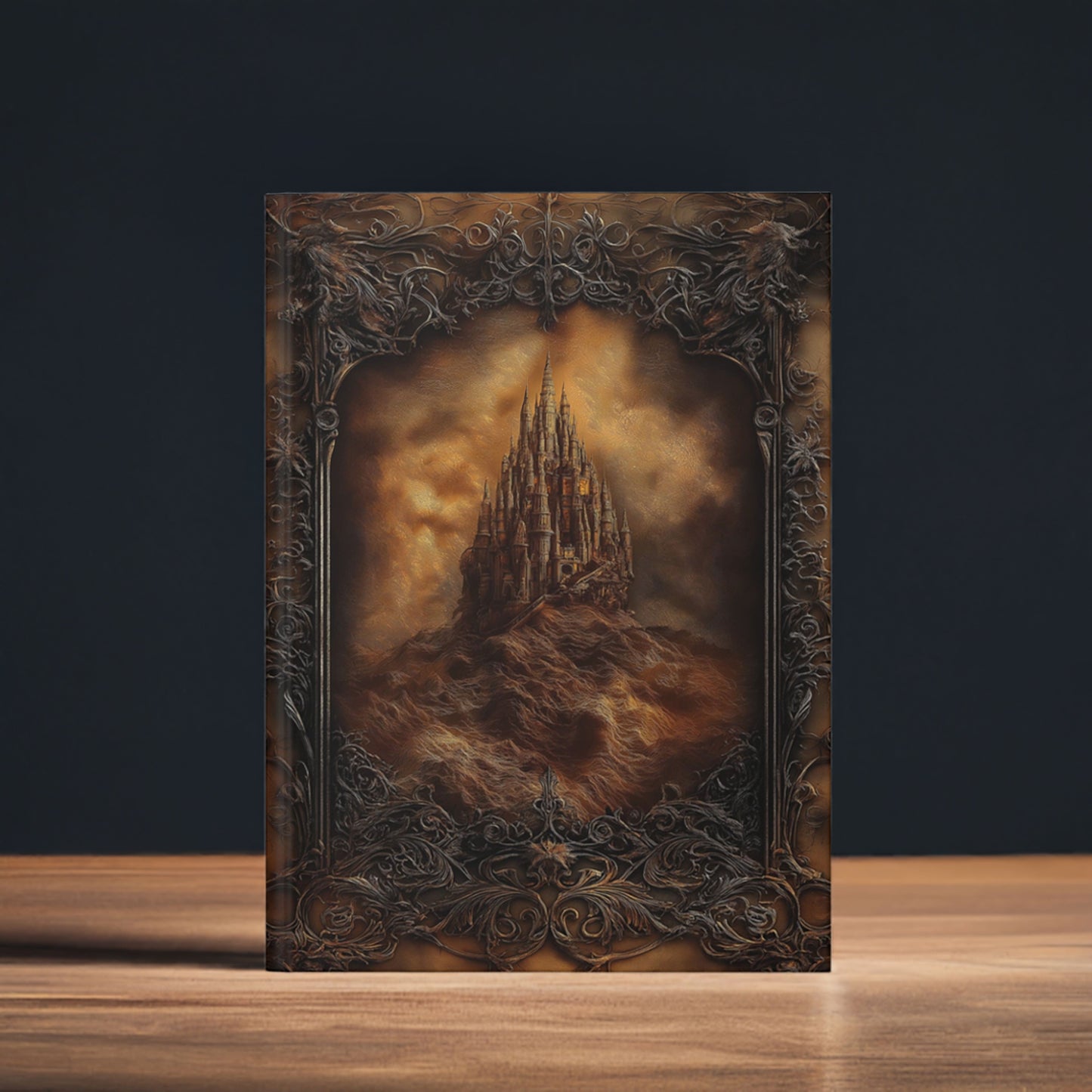 Golden Fortress Hardcover Notebook