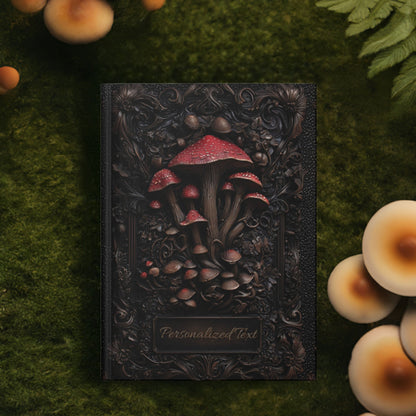 Enchanted Mushroom Personalized Hardcover Journal